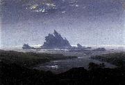 Caspar David Friedrich Rocky Reef on the Sea Shore oil painting on canvas